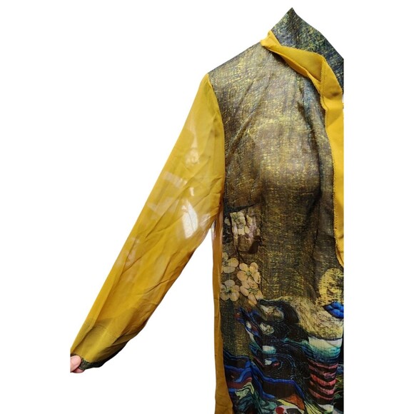 JJs House Flowy Long Dress Lined Size M Boho Gypsy NWT Hippie Free Spirit - Picture 6 of 13